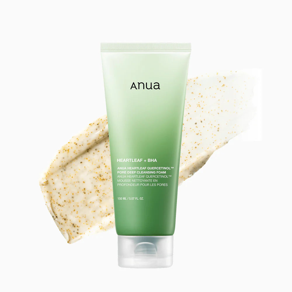Anua Heartleaf Quercetinol Porerande Djuprengöringsskum