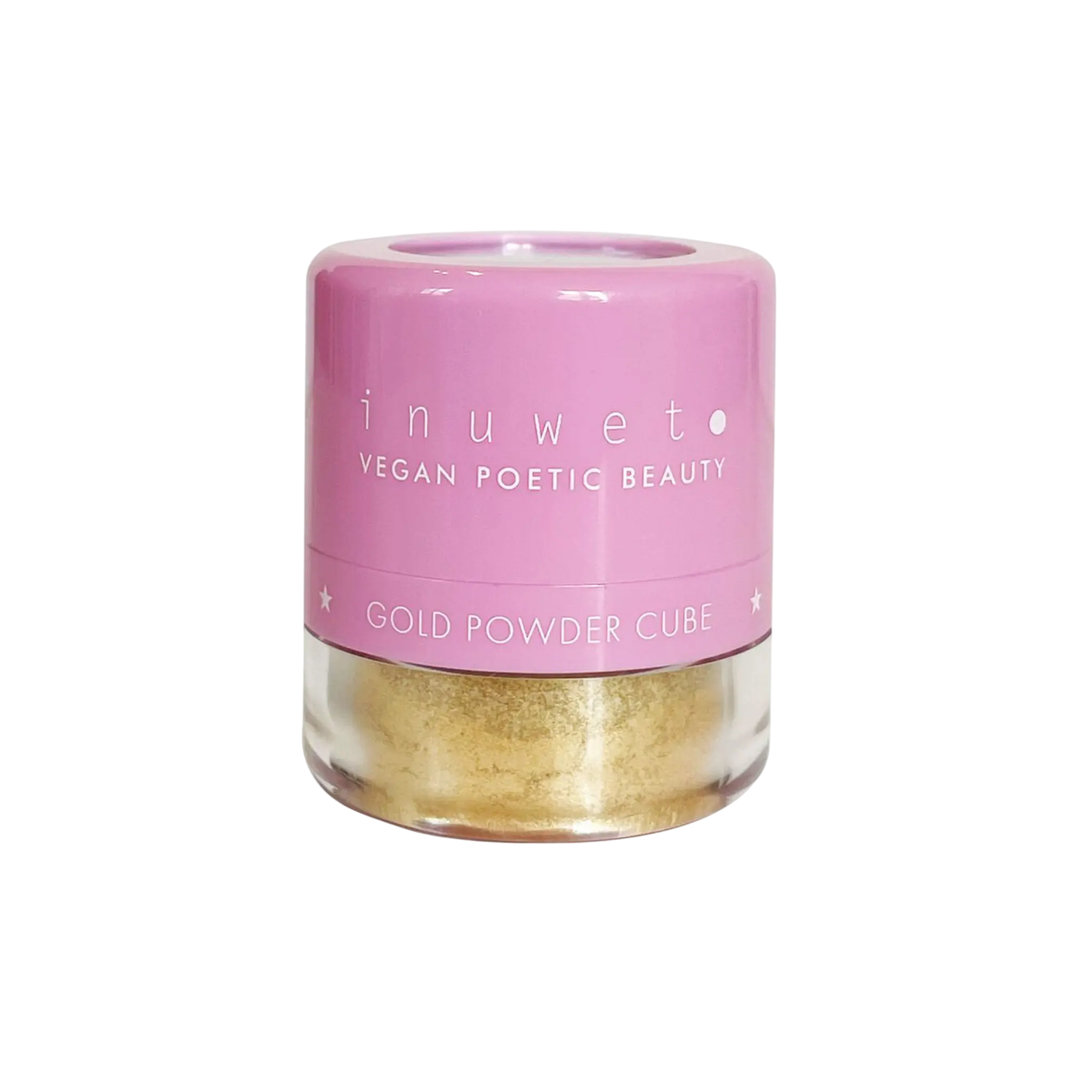 Inuwet, Gold Powder Cube, Vegan, Glow & Illuminating, Loose Highlighter Powder, 3.5 g